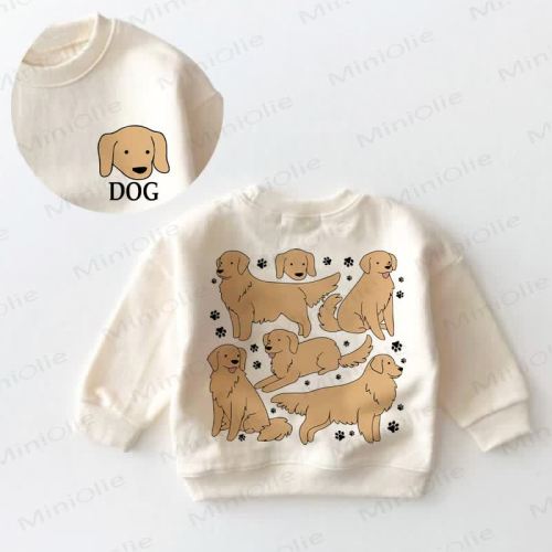 DOG Baby Toddler Golden Retriever Sweatshirt