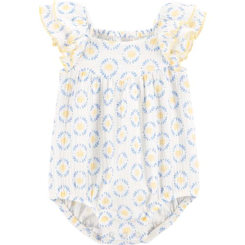 Carter's Child of Mine Baby Girl Bubble Romper, Sizes 0/3-24 Months