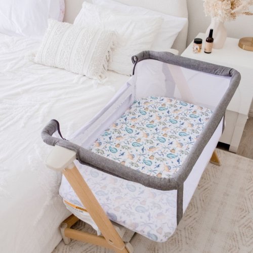 Co-Sleeper Fitted Waterproof Sheet | Wild Dinosaurs
