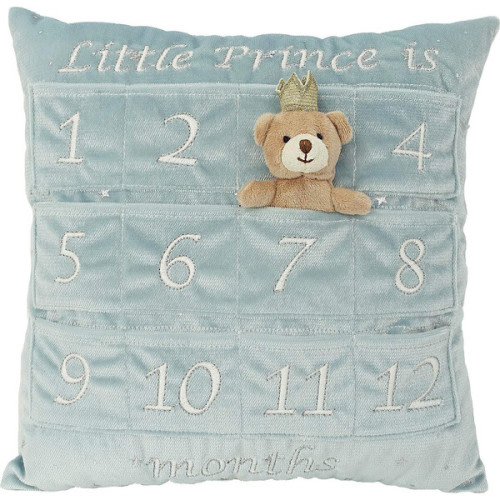 Prince First Year Pillow & Crown Gift Set, Blue - MON AMI | Maisonette