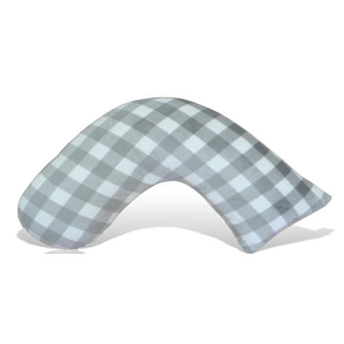Nursing Pillow Cover - Grey Buffalo Check | Machine Washable - Luna Lullaby