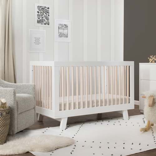Hudson 3-in-1 Convertible Crib with Toddler Bed Conversion Kit