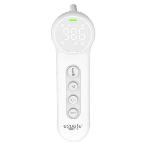 Equate Bluetooth Dual-Function Infrared Thermometer, Forehead and Ear Mode