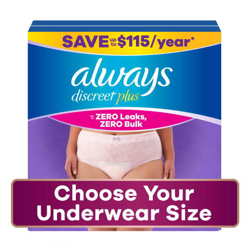 Always Discreet for Postpartum (Sam’s Club) Large