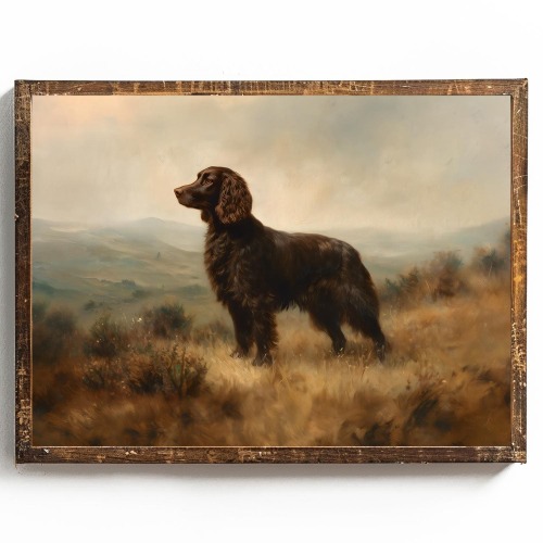 Boykin Spaniel Art Print: Hunting Dog Wall Decor