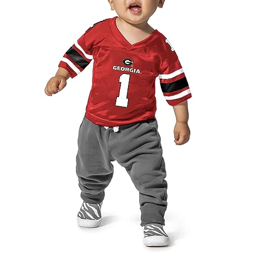 Little King NCAA Infant-Touchdown Pass-Team Football Jersey-Sizes 6 Months 12 Months 18 Months
