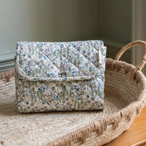 Cotton Travel Baby Changing Mat - Riverbank | Avery Row UK