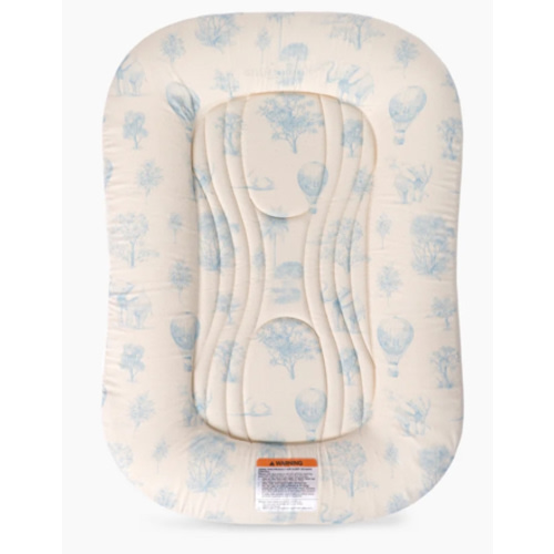 Infant Lounger Wave | Blue Toile