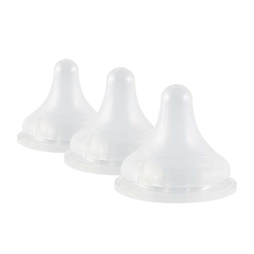 Pigeon Wide Neck Nipple L 3Pcs