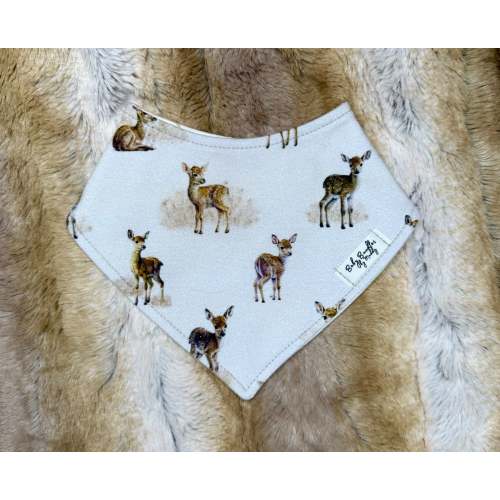 Oh deer bandana bib