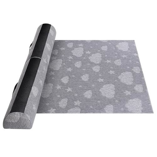 Bed Rail Bumpers for Toddlers with Pad 2PCS - Foam Foldable Bed Bumper Guard with Dual Non-Slip Pads Waterproof Washable Soft Removable Cover Safe Bed Rail for Toddlers, Kids Senior