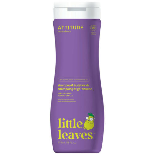ATTITUDE Little Leaves 2-in-1 Shampoo & Body Wash Vanilla & Pear