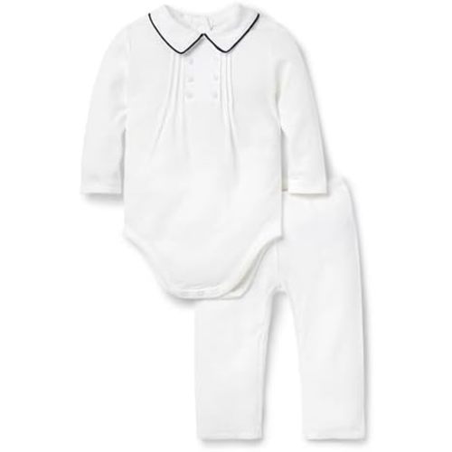 Janie and Jack Baby Girls' Baby Pintuck Matching Set