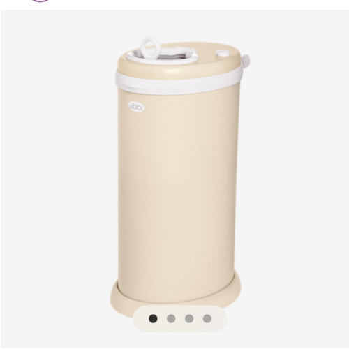 Ubbi Ubbi x Babylist Matte Steel Diaper Pail - Matte Taupe
