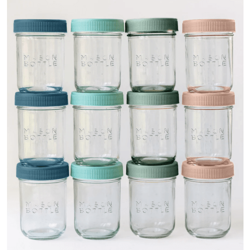 Breastmilk Storage Jar Set – Mason Bottle