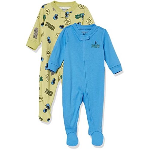 Amazon Essentials Disney | Marvel Toddlers and Baby Boys' Snug-Fit Cotton Pajama Sleepwear Sets, Multipacks