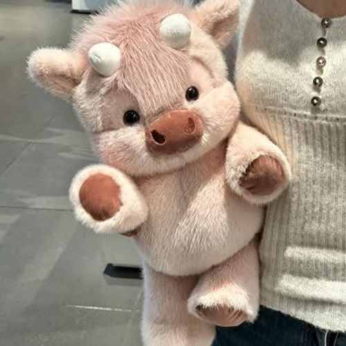 Running Plushies, Interactive Moving Plush Toy Highland Stuffed Animal Gift