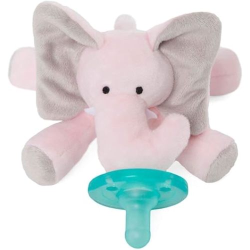 WubbaNub Infant Pacifier - Pink Elephant