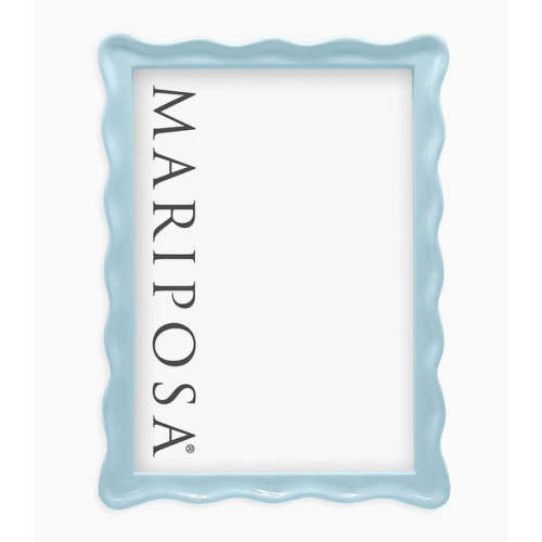Mariposa Wavy Aqua 5x7 Frame from The Smith Jewelry and Living
