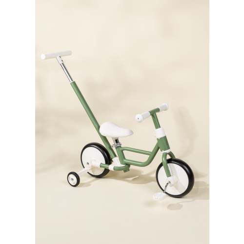 4in1 Tricycle w Push Handle Wheels Seafoam
