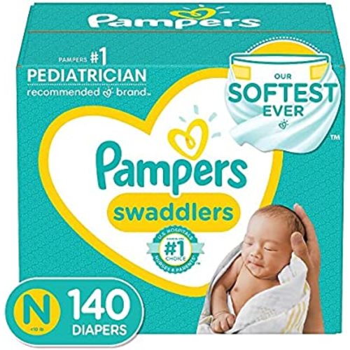 Pampers Swaddlers Newborn Diapers Size 0 140 Count
