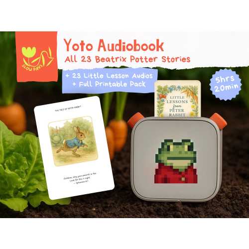 Christian Beatrix Potter Companion | Peter Rabbit Bible Lessons & Yoto Story Audio | Biblical yoto audiobooks, Christian homeschooling
