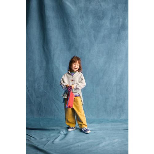 FRUIT OF THE LOOM™ EMBROIDERED TWILL TROUSERS - Mustard | ZARA United States