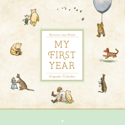 Winnie-the-Pooh First Year Calendar (includes over 60 stickers)