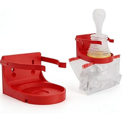 First Aid Equipment Wall Mount Compatible with Choking Rescue Device, with Mask Holder, Wall Mount for LifeVac Anti Choking Device, Quick Access, Space-Saving, Easy to Install(Device not Included)