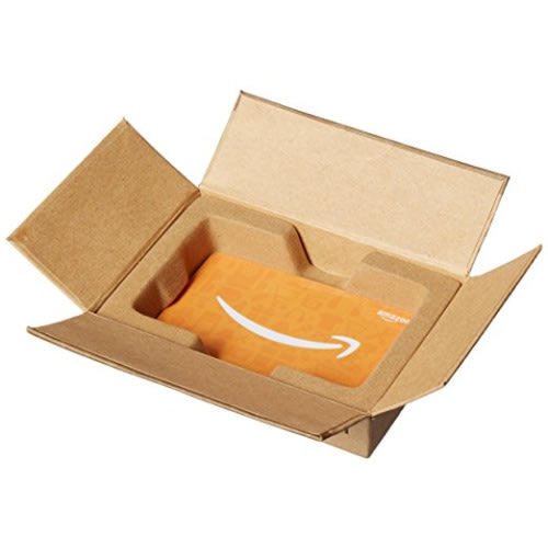 Amazon.com Gift Card in a Mini Amazon Shipping Box (Various Card Designs) - Amazon Icons