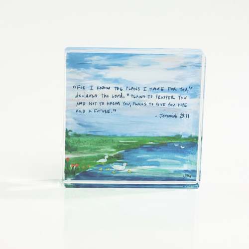 Jeremiah 29:11 Acrylic Scripture Block