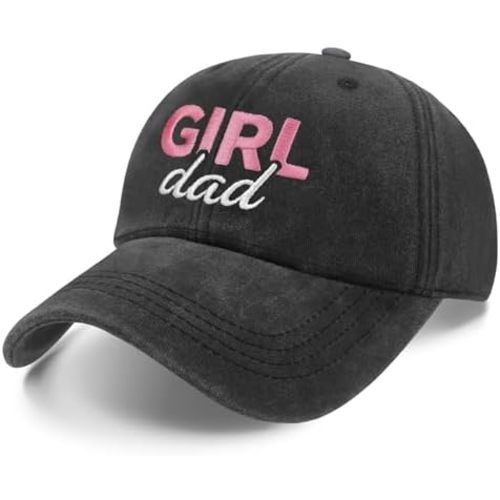 Girl Dad Hat, Festival or Birthday Gifts from Son, Daughter, Wife, Embroidery Adjustable Cotton Baseball Cap