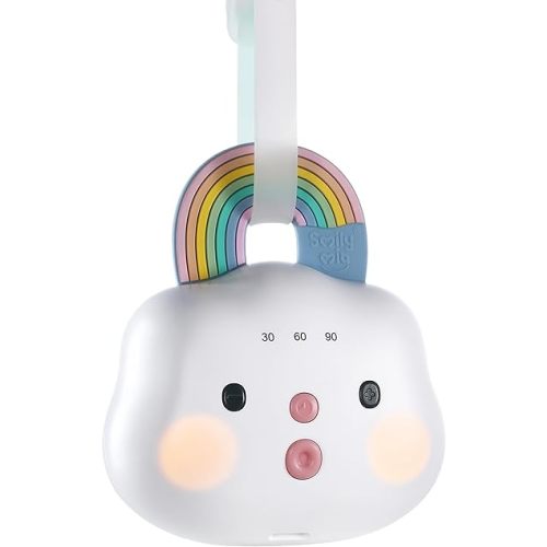 Baby Sound Machine Portable White Noise Machine with 14 Soothing Sounds Rechargeable White Noise Sound Machine with 3 Timer Setting and Night Light