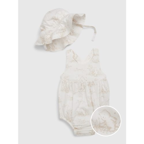 Baby Brannan Bear Outfit Set in new off white, size: 3-6 M