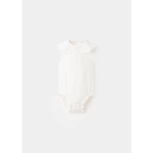 Cotton bodysuit with babydoll neckline - Kids | MANGO USA