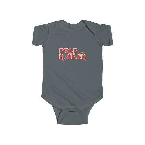 Poop Maiden The Pooper Infant Fine Jersey Bodysuit Future Metalhead