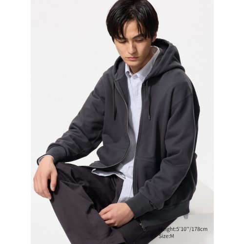 Sweat Full-Zip Hoodie | UNIQLO US