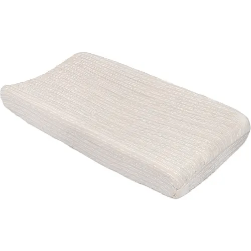 Crane Baby Changing Pad Cover, 100% Cotton Sateen Exterior Change Pad Cover, Neutral Dot, 16" x 32", Fitted Changing Pad Covers, Changing Table Pad Cover for Nursery, Baby Registry or Shower Gift