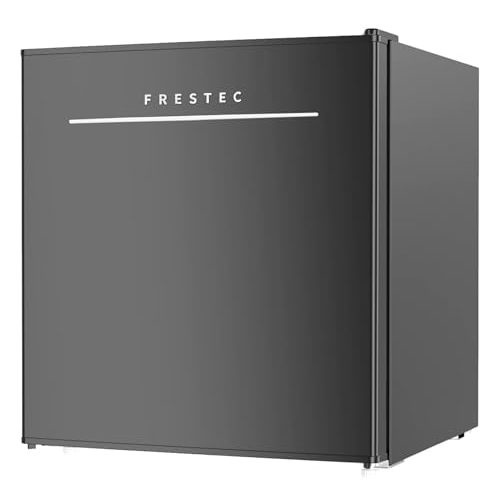 1.7 Cu.Ft Mini Fridge with Freezer, Mini Fridge for Bedroom, Small Refrigerator, Dorm Refrigerators with Freezer, Compact Refrigerator for Office, Apartment, Dorm, Bedroom (Black)