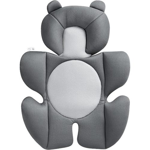 G Ganen Baby Comfort Support Cushion Stroller and Seat Comfort Cushion Insert Liner (Dark Grey)