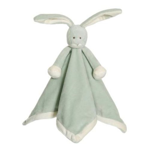 TriAction Toys Teddykompaniet Plush Baby Blanket | Sage Bunny