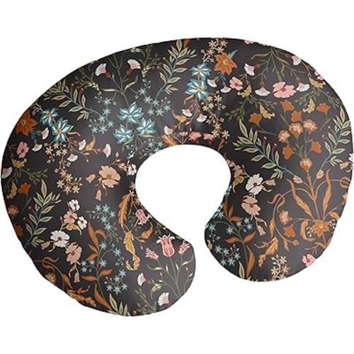 Sweet Jojo Designs Boho Wildflower Vintage Floral Girl Nursing Pillow Cover Baby Breastfeeding Slipcover Infant Newborn Nursery Bottle Breast Feeding Pillowcase Pillow NOT Included Bohemian Farmhouse