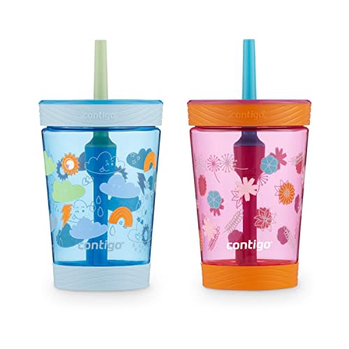 Contigo Kids Spill-Proof Tumbler with Straw 14 oz. 2 Pack