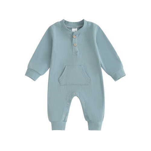 Suealasg Baby Boys Footies Rompers Newborn Bodysuits Long Sleeve Full Lenth Jumpsuit 3M 6M 12M 18M Infant Spring Clothes