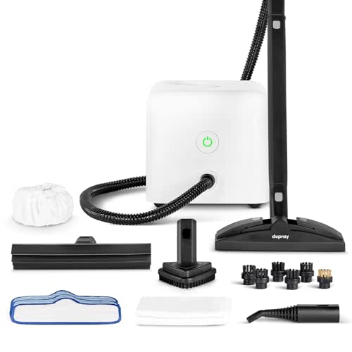 Dupray Neat Steam Cleaner with 17-Piece Kit – Powerful, chemical-free cleaning for floors, cars, tiles, upholstery, kitchen appliances, grout, and more. *Kills 99.9% of Bacteria & Viruses