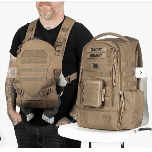 Daypack Diaper Bag & Baby Carrier Bundle - Durable, Versatile Gear – Tactical Baby Gear