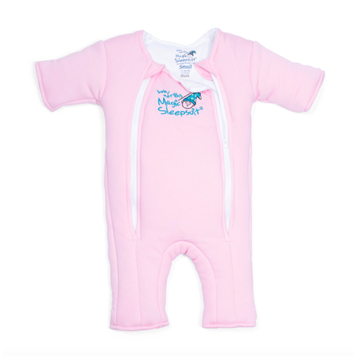 Pink Baby Merlin’s Magic Sleepsuit – Cozy 100% Cotton Baby Sleepwear