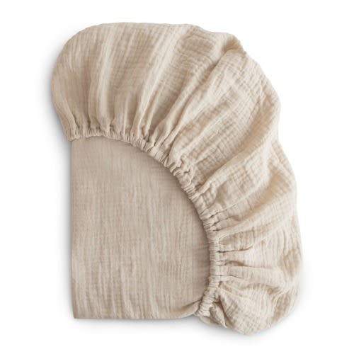 Mushie Extra Soft Muslin Crib Sheet – Babyletto
