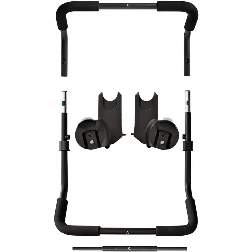 Baby Jogger Chicco/Peg Perego Car Seat Adapter for City Select and City Select LUX Strollers Black