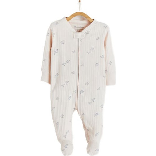 Premium Cotton Goose Zip Footed Pajama for Infant, Newborn